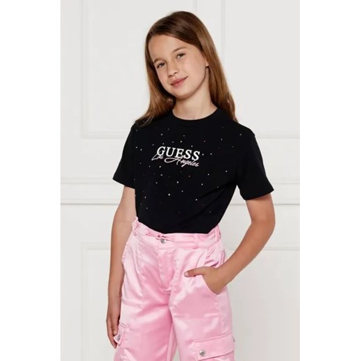 Guess T-shirt | Regular Fit ze sklepu Gomez Fashion Store w kategorii Bluzki dziewczęce - zdjęcie 174092982