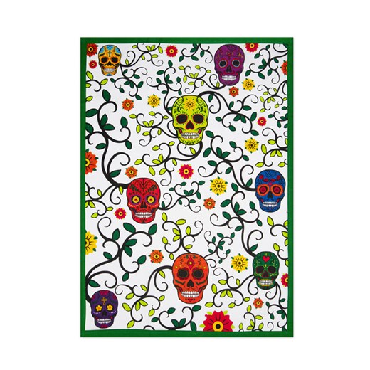 Trendy Kitchen by EXCÉLSA Ściereczka "Calavera" ze wzorem do naczyń - Trendy Kitchen By Excélsa onesize wyprzedaż Limango Polska