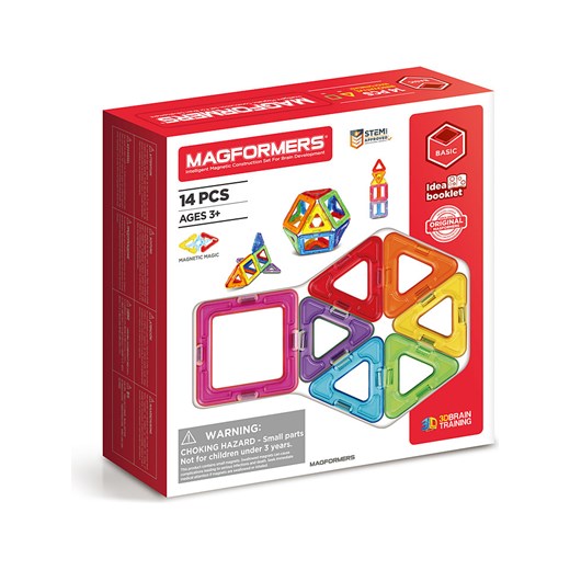 MAGFORMERS 14-częściowy zestaw magnetyczny &quot;Standard Line&quot; - 3+ ze sklepu Limango Polska w kategorii Zabawki - zdjęcie 174095402