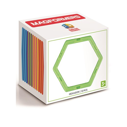 MAGFORMERS 12-częściowy zestaw magnetyczny &quot;Hexagon&quot; - 3+ ze sklepu Limango Polska w kategorii Zabawki - zdjęcie 174095412