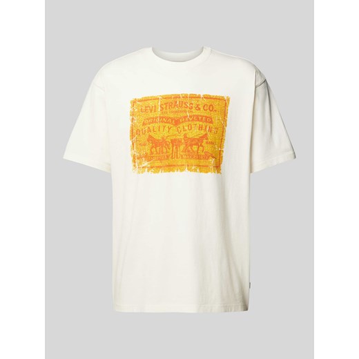 T-shirt z nadrukiem z logo ze sklepu Peek&Cloppenburg  w kategorii T-shirty męskie - zdjęcie 174096810