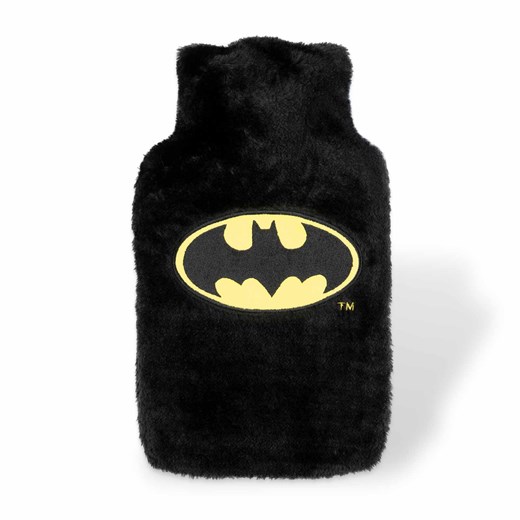 Termofor czarny SOXO ogrzewacz w pluszowym pokrowcu BATMAN pomysł na prezent DUŻY 1,8l ze sklepu Sklep SOXO w kategorii Dom - zdjęcie 174096920