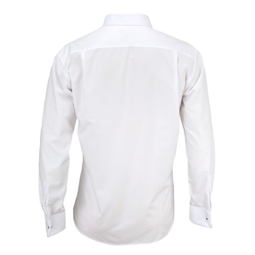 Koszula na spinki z plisą - slim KSDWJRLSL0034 jegoszafa-pl  koszule