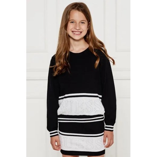 Sweter dziewczęcy Guess z poliamidu