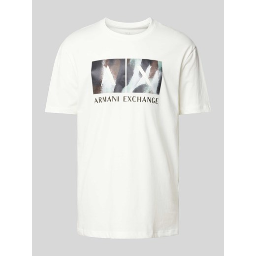 T-shirt z nadrukiem z logo ze sklepu Peek&Cloppenburg  w kategorii T-shirty męskie - zdjęcie 174101744