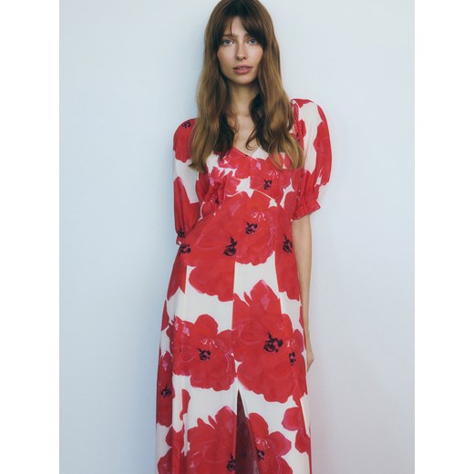 Sukienka Reserved midi rozkloszowana 