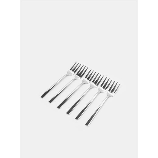 Sinsay - Widelczyki do ciasta 6 pack - srebrny Sinsay One Size Sinsay