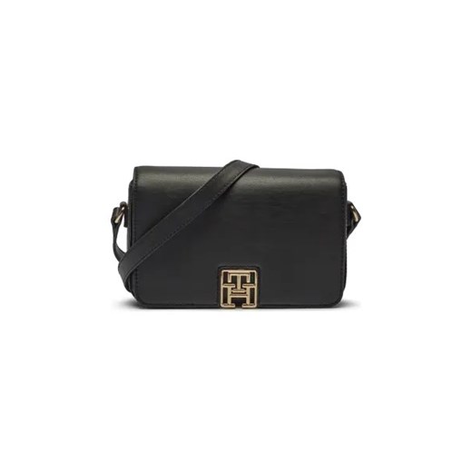 Listonoszka Tommy Hilfiger ze skóry ekologicznej matowa średnia na ramię
