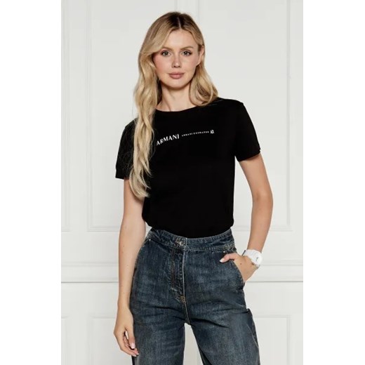 Bluzka damska Armani Exchange bawełniana młodzieżowa