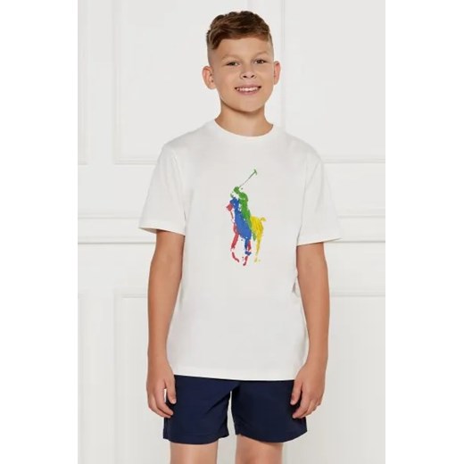 POLO RALPH LAUREN T-shirt | Regular Fit ze sklepu Gomez Fashion Store w kategorii T-shirty chłopięce - zdjęcie 174107472