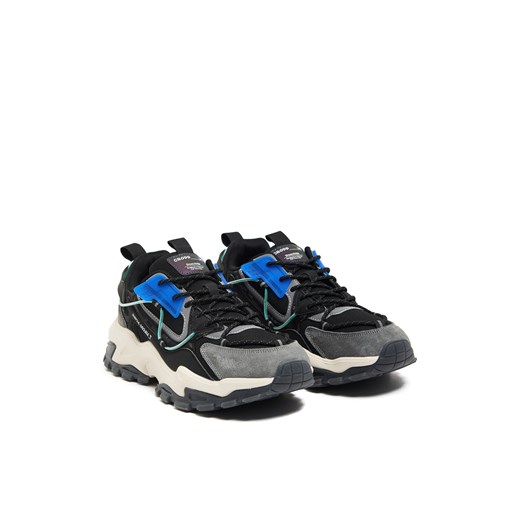 Cropp - Sneakersy z efektem reflective - czarny Cropp 44 Cropp