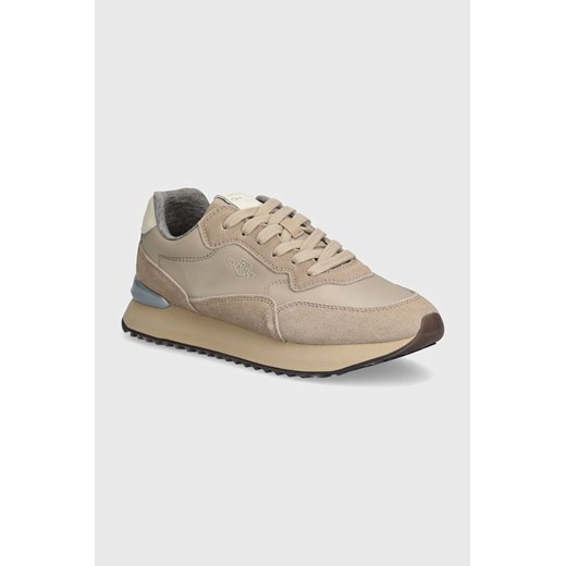 Gant sneakersy Bevinda kolor beżowy 29533695 G24 ze sklepu ANSWEAR.com w kategorii Buty sportowe damskie - zdjęcie 174108270