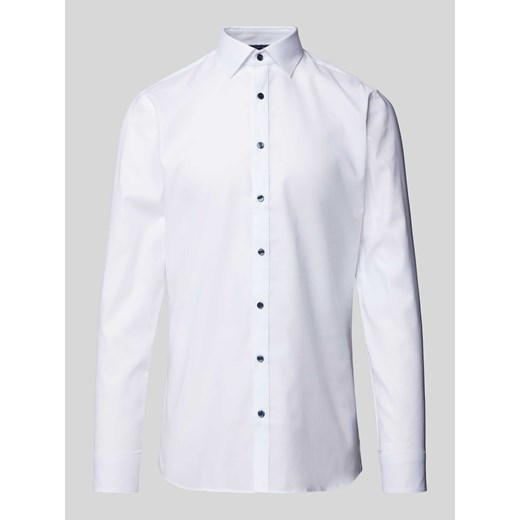 Koszula biznesowa o kroju Super Slim Fit z kołnierzykiem typu kent ze sklepu Peek&Cloppenburg  w kategorii Koszule męskie - zdjęcie 174109273