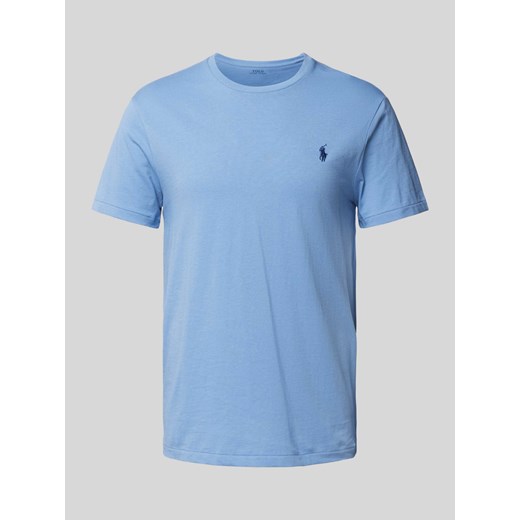 T-shirt o kroju custom slim fit z okrągłym dekoltem ze sklepu Peek&Cloppenburg  w kategorii T-shirty męskie - zdjęcie 174109351