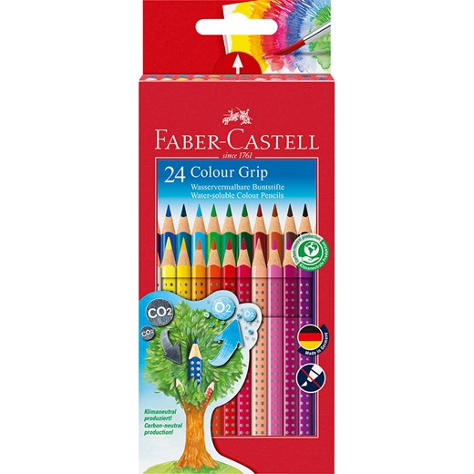 Faber-Castell Kredki (24 szt.) &quot;Colour Grip&quot; ze sklepu Limango Polska w kategorii Akcesoria biurowe - zdjęcie 174109680