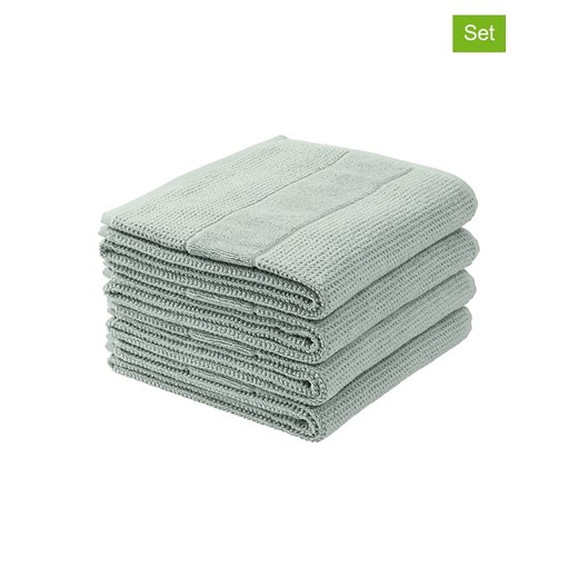 Schiesser Ręczniki (4 szt.) &quot;Turin&quot; w kolorze morskim do rąk ze sklepu Limango Polska w kategorii Ręczniki - zdjęcie 174109901