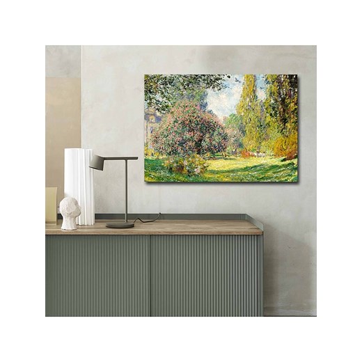 ABERTO DESIGN Druk &quot;The Parc Monceau&quot; na płótnie - 100 x 70 cm ze sklepu Limango Polska w kategorii Obrazy - zdjęcie 174110850