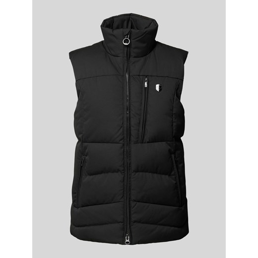 Kamizelka pikowana o kroju regular fit z aplikacją z logo model ‘NORDSEE’ ze sklepu Peek&Cloppenburg  w kategorii Kamizelki męskie - zdjęcie 174113154