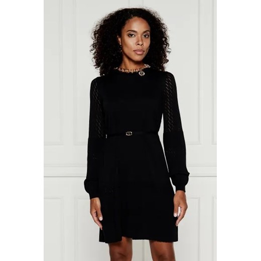 TWINSET Sukienka z paskiem MAGLIA Twinset XS promocyjna cena Gomez Fashion Store