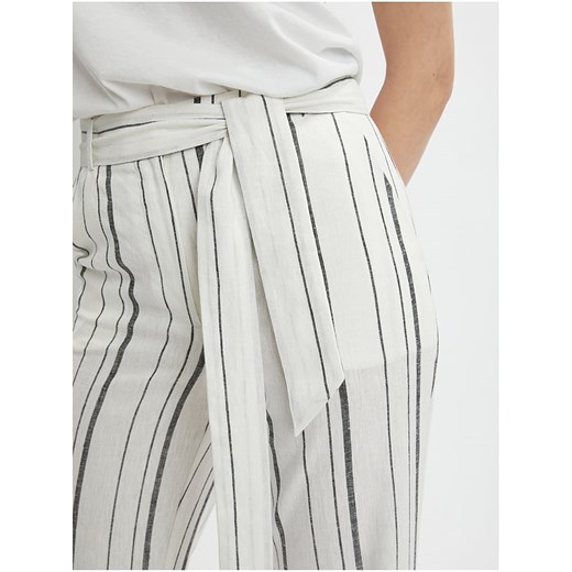 Spodnie damskie ORSAY białe na wiosnę 