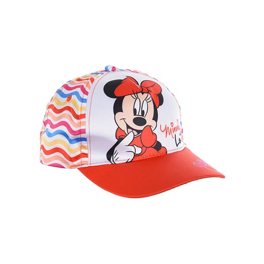 Disney Minnie Mouse Czapka &quot;Minnie&quot; w kolorze czerwono-białym ze sklepu Limango Polska w kategorii Czapki dziecięce - zdjęcie 174115140