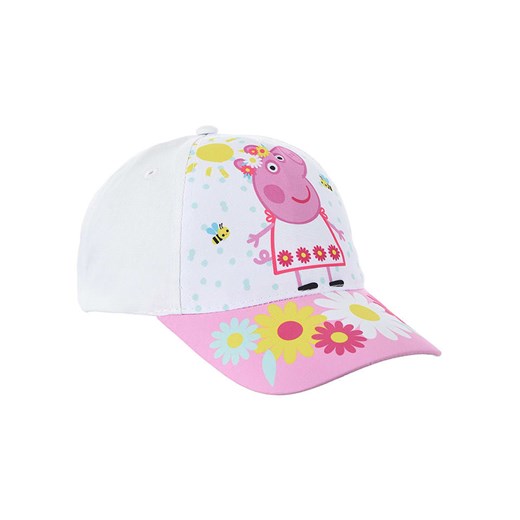 Peppa Pig Czapka &quot;Świnka Peppa&quot; w kolorze białym ze sklepu Limango Polska w kategorii Czapki dziecięce - zdjęcie 174115154