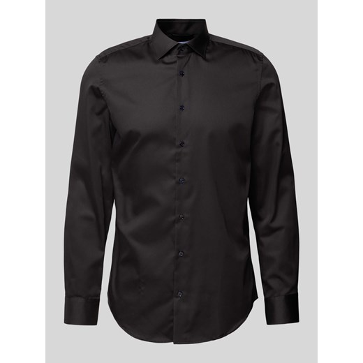 Koszula biznesowa o kroju slim fit z satyny ze sklepu Peek&Cloppenburg  w kategorii Koszule męskie - zdjęcie 174117162
