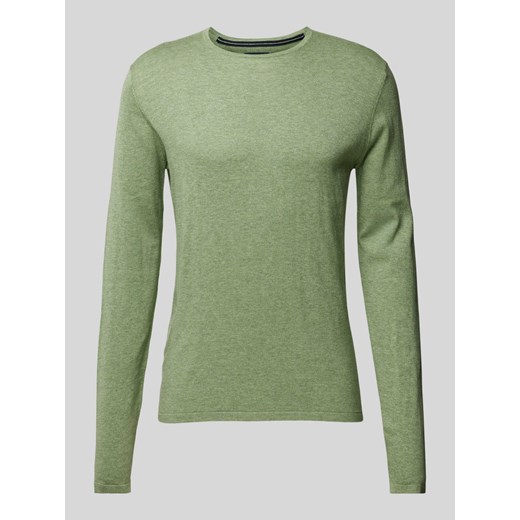 Sweter z dekoltem okrągłym ze sklepu Peek&Cloppenburg  w kategorii Swetry męskie - zdjęcie 174117210