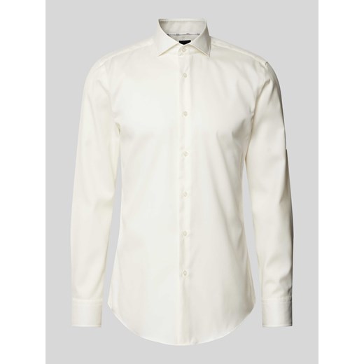 Koszula biznesowa o kroju slim fit z drobnego twillu ze sklepu Peek&Cloppenburg  w kategorii Koszule męskie - zdjęcie 174117213