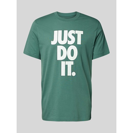 T-shirt z nadrukiem ze sloganem ze sklepu Peek&Cloppenburg  w kategorii T-shirty męskie - zdjęcie 174117321