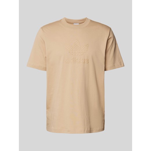 T-shirt z detalem z logo ze sklepu Peek&Cloppenburg  w kategorii T-shirty męskie - zdjęcie 174117323