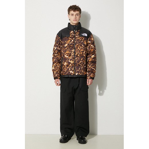 The North Face kurtka puchowa Lhotse Jacket NF0A3Y23OS31 męska kolor brązowy The North Face XS wyprzedaż PRM
