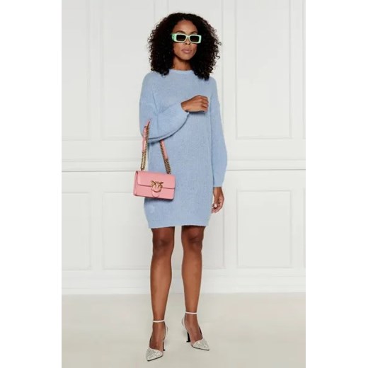 Pinko Skórzana torebka na ramię LOVE ONE MINI Pinko One Size Gomez Fashion Store