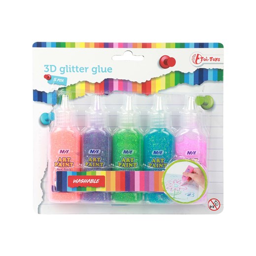 Toi-Toys Klej brokatowy (5 szt.) - 3+ ze sklepu Limango Polska w kategorii Akcesoria do paznokci - zdjęcie 174119971