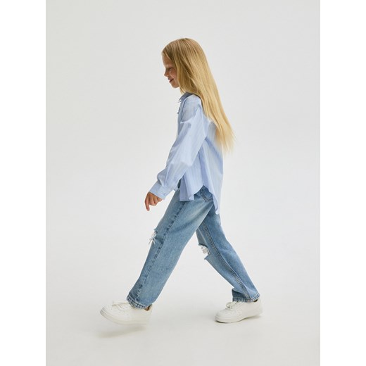 Reserved - Koszula w paski - jasnoniebieski Reserved 152 (11 lat) Reserved