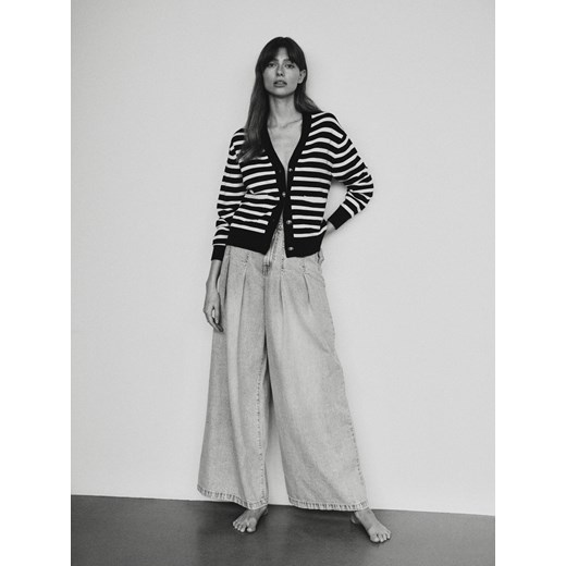 Reserved - Kardigan z wiskozą - wielobarwny Reserved L Reserved