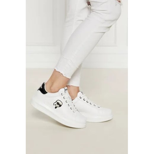 Karl Lagerfeld Skórzane sneakersy KAPRI Karl Lagerfeld 39 Gomez Fashion Store