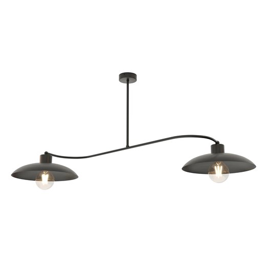 Czarna metalowa lampa sufitowa - D136-Cerana ze sklepu Edinos.pl w kategorii Lampy sufitowe - zdjęcie 174123844