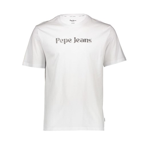 Pepe Jeans Koszulka &quot;Clifton&quot; w kolorze białym Pepe Jeans S okazyjna cena Limango Polska