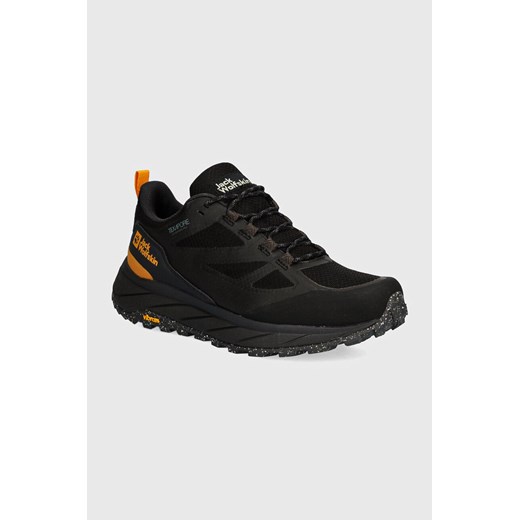 Jack Wolfskin buty Terraventure Texapore Low męskie kolor czarny 4051621 ze sklepu ANSWEAR.com w kategorii Buty trekkingowe męskie - zdjęcie 174127072
