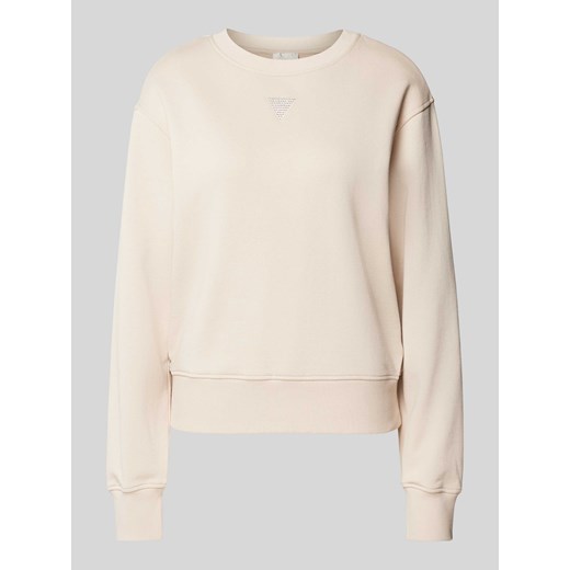 Bluza z obszyciem kamieniami stras model ‘BIG GUESS’ ze sklepu Peek&Cloppenburg  w kategorii Bluzy damskie - zdjęcie 174127763