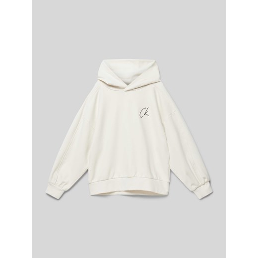 Bluza z kapturem z wyhaftowanym logo ze sklepu Peek&Cloppenburg  w kategorii Bluzy dziewczęce - zdjęcie 174127841