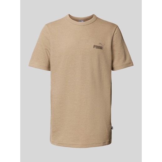 T-shirt o fakturze wafla ze sklepu Peek&Cloppenburg  w kategorii T-shirty męskie - zdjęcie 174128302