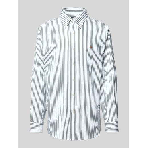Koszula biznesowa o kroju regular fit z wyhaftowanym logo ze sklepu Peek&Cloppenburg  w kategorii Koszule męskie - zdjęcie 174128440
