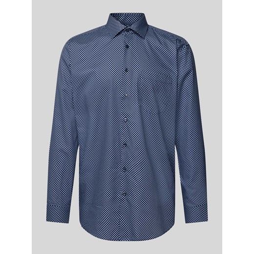 Koszula biznesowa o kroju regular fit z kieszenią na piersi ze sklepu Peek&Cloppenburg  w kategorii Koszule męskie - zdjęcie 174128441