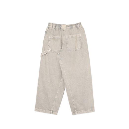 Cropp - Szare spodnie baggy z wysokim stanem - zielony Cropp 40 Cropp