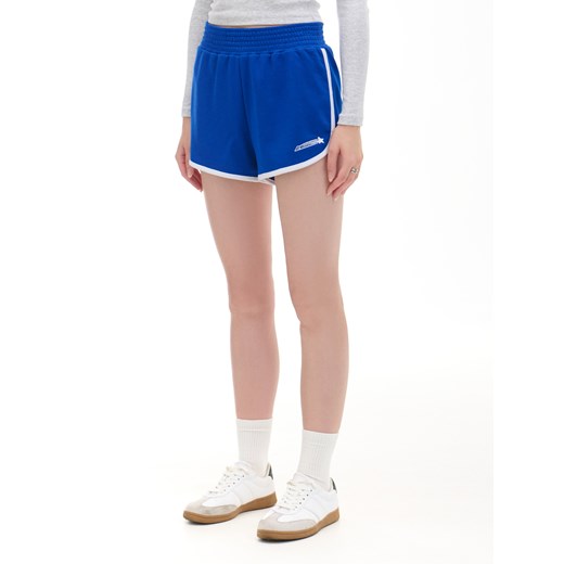 Cropp - Granatowo-białe sportowe szorty - niebieski ze sklepu Cropp w kategorii Szorty - zdjęcie 174132882