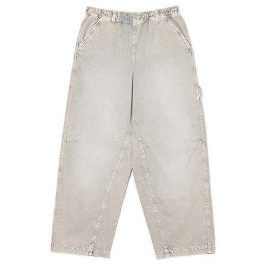 Cropp - Szare spodnie baggy z wysokim stanem - zielony Cropp 38 Cropp