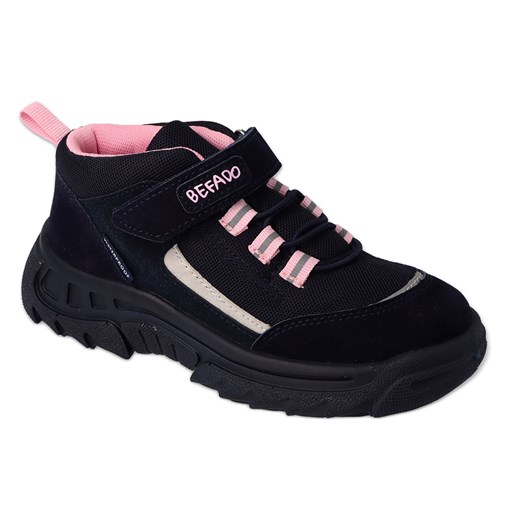 Befado obuwie dziecięce black/pink 515Y001 czarne 35 ButyModne.pl