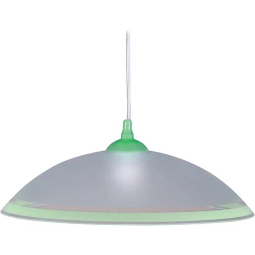 Biało-zielona lampa wisząca do kuchni - S563 D4-P25 ze sklepu Edinos.pl w kategorii Lampy wiszące - zdjęcie 174135332